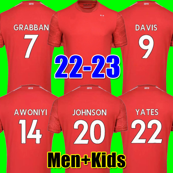 22 23 Nottingham GRABBAN Soccer Jersey Johnson Surridge 2022 2023 Forest Awoniyi AMEOBI MIGHTEN KROVINOVIC Zinckernagel Yates Top Football kit Shirt Men kids set, 22-23 home
22 23 Nottingham GRABBAN Soccer Jersey Johnson Surridge 2022 2023 Forest Awoniyi AMEOBI MIGHTEN KROVINOVIC Zinckernagel Yates Top Football kit Shirt Men kids set, 22-23 home