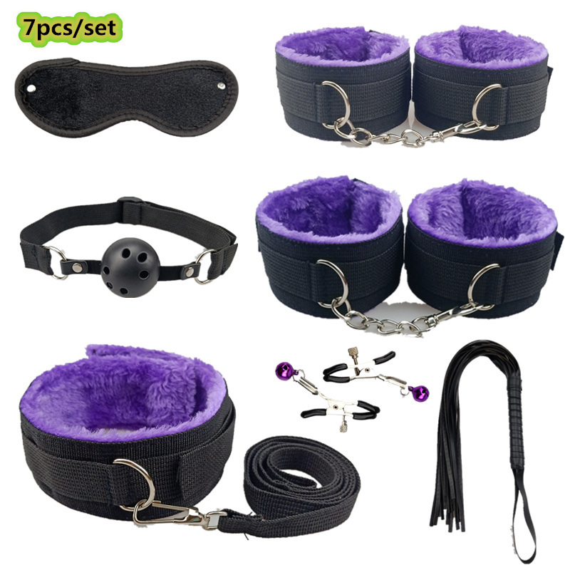 Adult SM Sex Products Bdsm Toys Flirt Handcuffs Butt Plug Bondage Gear Shop Adults 18 for Couples 220317
