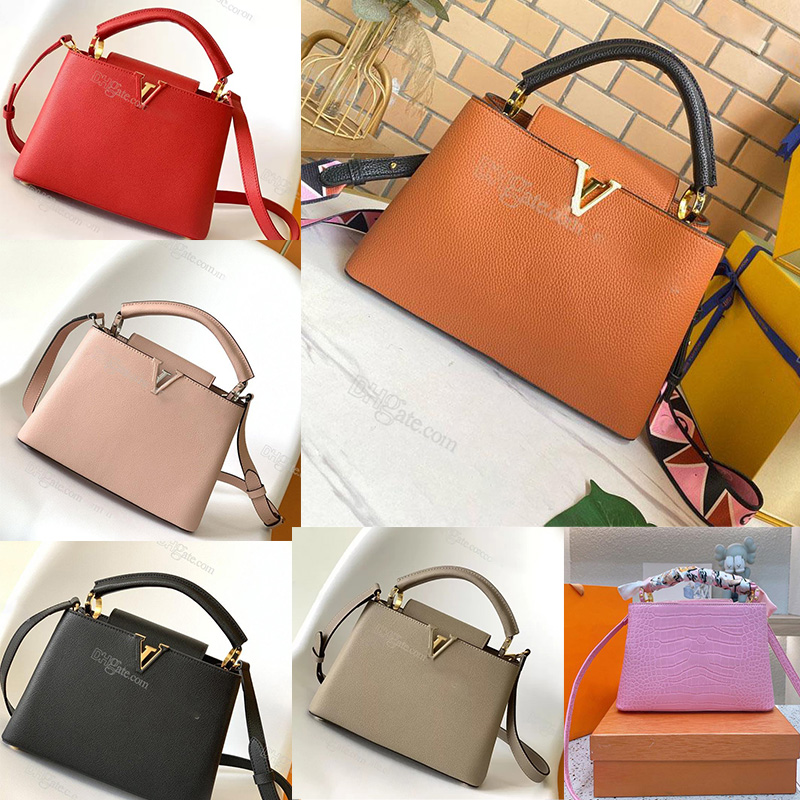Capucines BB women bag luxury leather handle Purse fashion crossbody handbags Viutonity MM shoulder bags Louiseity black red yellow green luxurious Designer tote
Capucines BB women bag luxury leather handle Purse fashion crossbody handbags Viutonity MM shoulder bags Louiseity black red yellow green luxurious Designer tote
