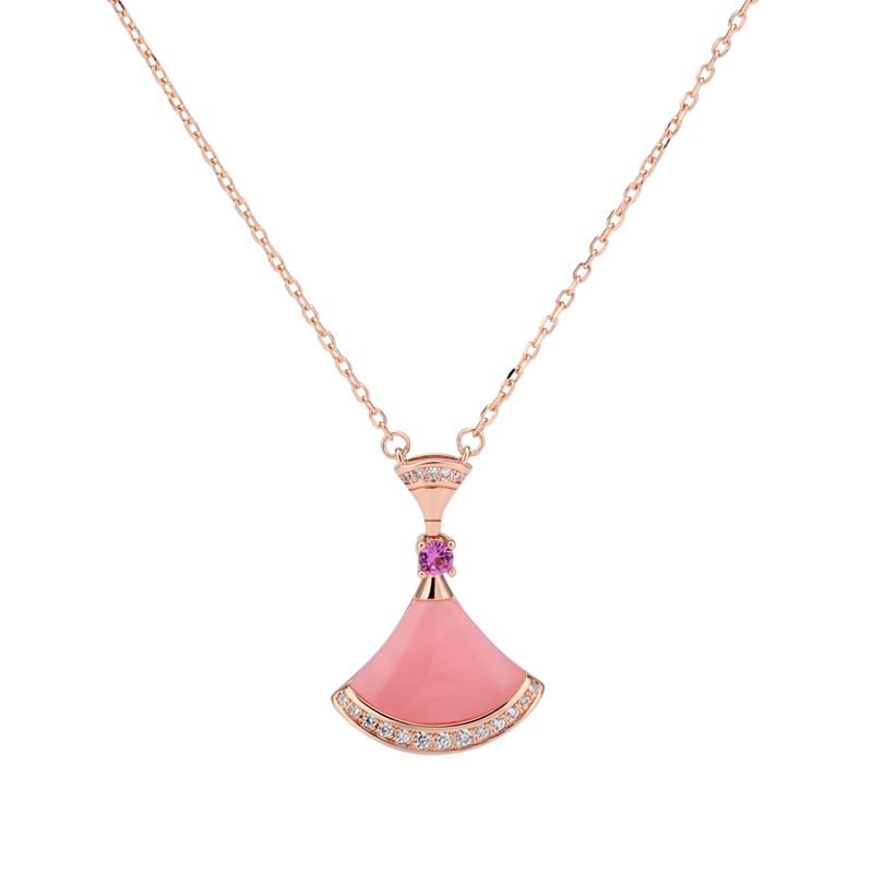 Small skirt fan shaped imitation sier necklace women's clavicle chain Diamond 925 Silver 18K Rose Gold Plate gift
Small skirt fan shaped imitation sier necklace women's clavicle chain Diamond 925 Silver 18K Rose Gold Plate gift
