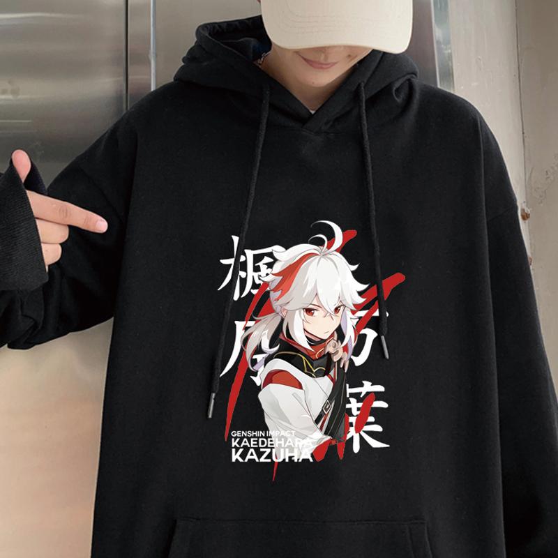 Men's Hoodies & Sweatshirts Kaedehara Kazuha Anime Hoodie Unisex Spring Autumn Oversized Genshin Impact Sweatshirt For Men Women Streetwear, Gray 2
Men's Hoodies & Sweatshirts Kaedehara Kazuha Anime Hoodie Unisex Spring Autumn Oversized Genshin Impact Sweatshirt For Men Women Streetwear, Gray 2