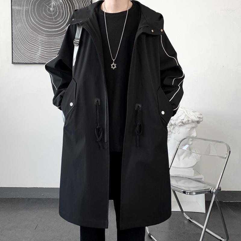 Men's Trench Coats 2022 Autumn Waist Drawstring Hooded Windbreaker Long Coat Mid-length Jacket Viol22, Black
Men's Trench Coats 2022 Autumn Waist Drawstring Hooded Windbreaker Long Coat Mid-length Jacket Viol22, Black