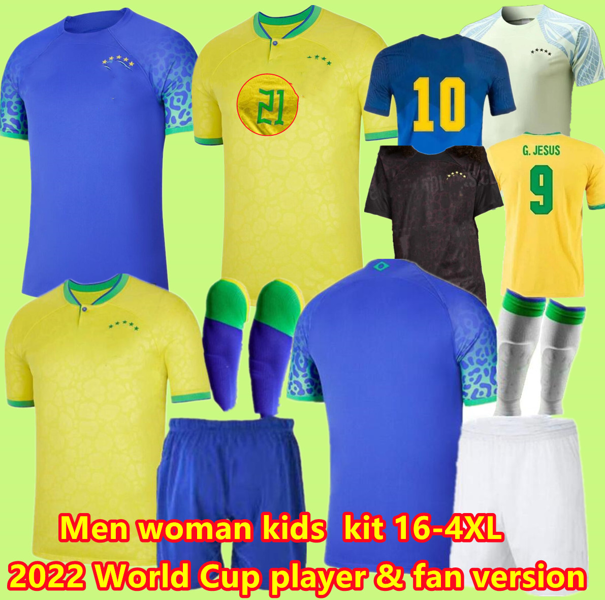Adults and kids BRASIL NERES COUTINHO soccer jersey 2021 2022 23 camiseta de futebol BraziLS G.JESUS FIRMINO 21 22 23 football shirt kit, Multi
Adults and kids BRASIL NERES COUTINHO soccer jersey 2021 2022 23 camiseta de futebol BraziLS G.JESUS FIRMINO 21 22 23 football shirt kit, Multi