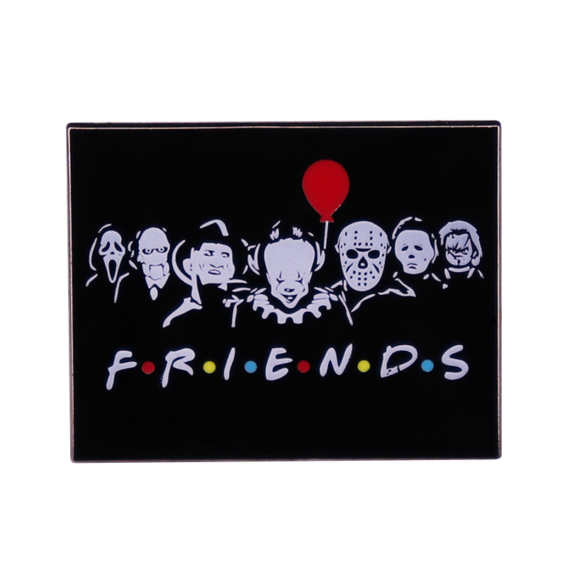 Halloween Friends Enamel Pin Terror Movie Bag Lapel Pin Cartoon Holiday Badge Backpack Decoration Jewelry Accessories, As picture
Halloween Friends Enamel Pin Terror Movie Bag Lapel Pin Cartoon Holiday Badge Backpack Decoration Jewelry Accessories, As picture