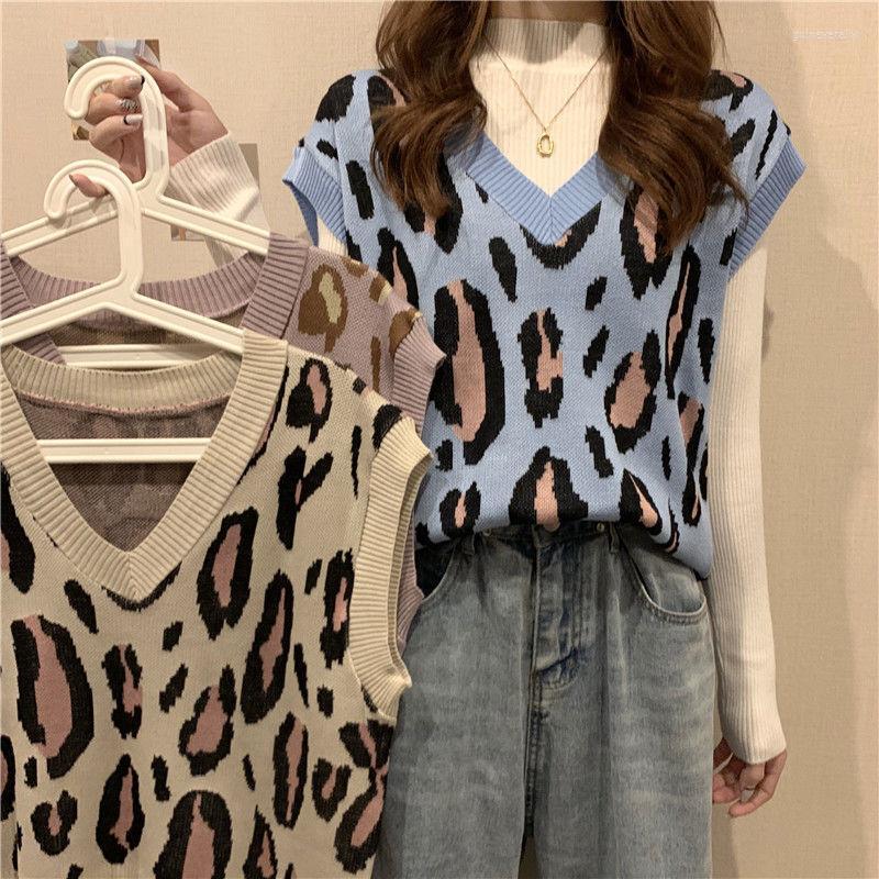 Women's Vests Chandails Vest Sweaters Leopard Hiver Top Print Pull Femme Knitted V-neck Woman Sleeveless Leop Guin22, Purple
Women's Vests Chandails Vest Sweaters Leopard Hiver Top Print Pull Femme Knitted V-neck Woman Sleeveless Leop Guin22, Purple