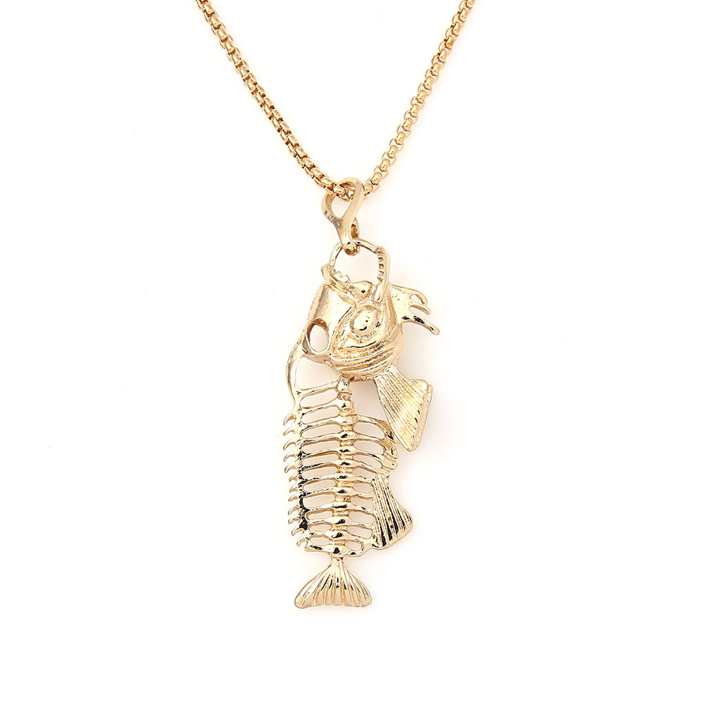 Vintage Gothic Fishbone Pendant Necklace Male Female Punk Necklace Pendant Party Jewelry Birthday Gift
Vintage Gothic Fishbone Pendant Necklace Male Female Punk Necklace Pendant Party Jewelry Birthday Gift