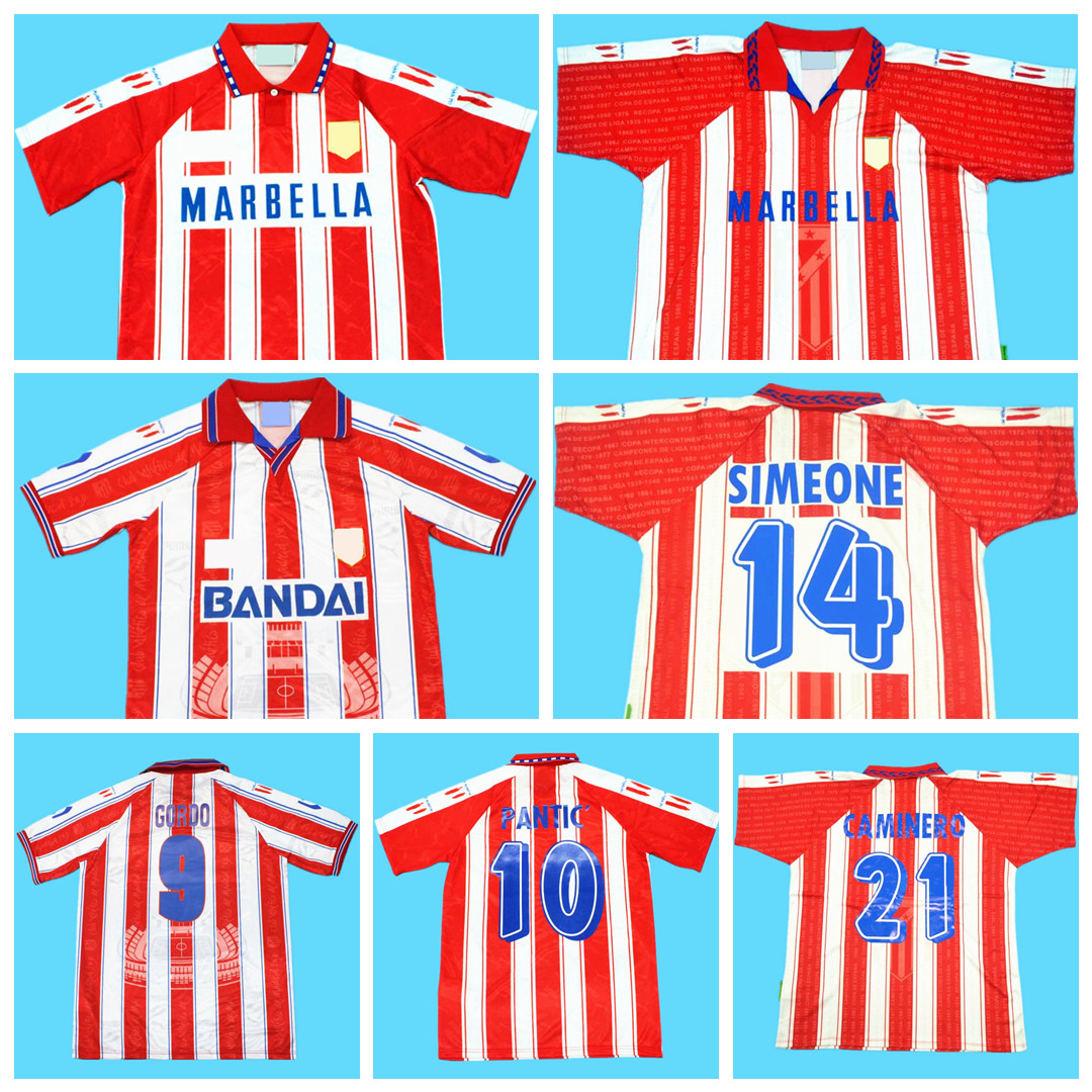 ATLETICO 94 95 96 97 SOCCER JERSEYS maillot classic vintage camisetas football shirts Uniforms europa men home away SIMEONE CAMINERO KIKO PANTIC, 94-95 home
ATLETICO 94 95 96 97 SOCCER JERSEYS maillot classic vintage camisetas football shirts Uniforms europa men home away SIMEONE CAMINERO KIKO PANTIC, 94-95 home