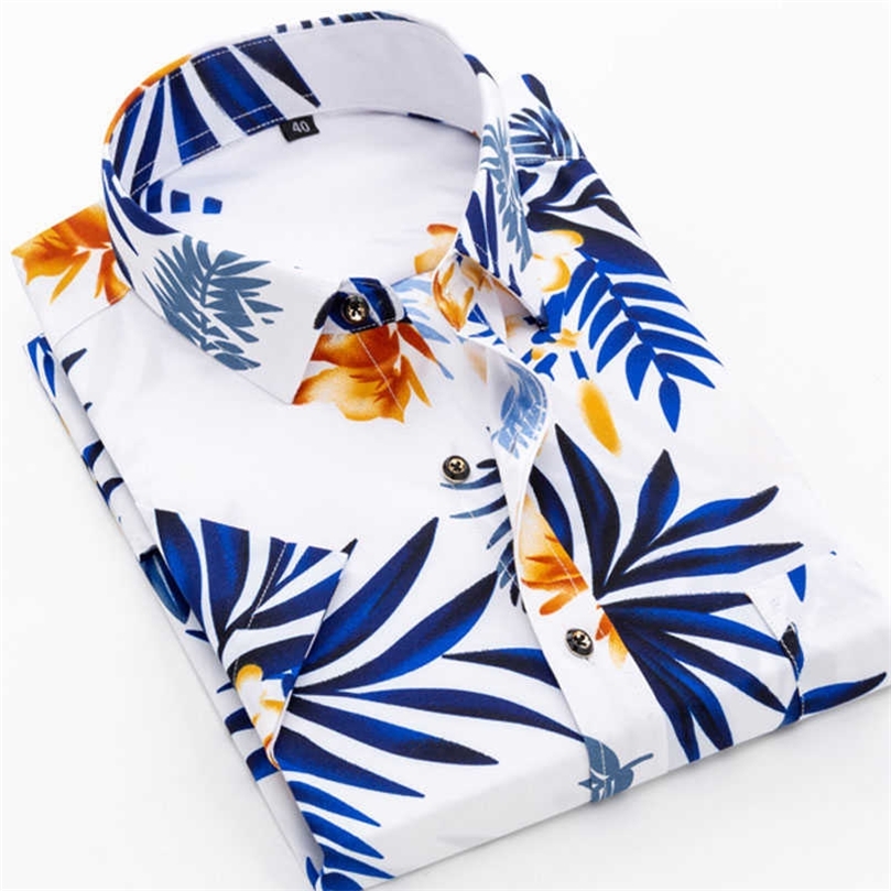 Printed Fashion Summer Men's Short Sleeve Casual Shirts Standard Fit Breathable Soft Party Tops Thin Beach Shirt 210701, 6132
Printed Fashion Summer Men's Short Sleeve Casual Shirts Standard Fit Breathable Soft Party Tops Thin Beach Shirt 210701, 6132