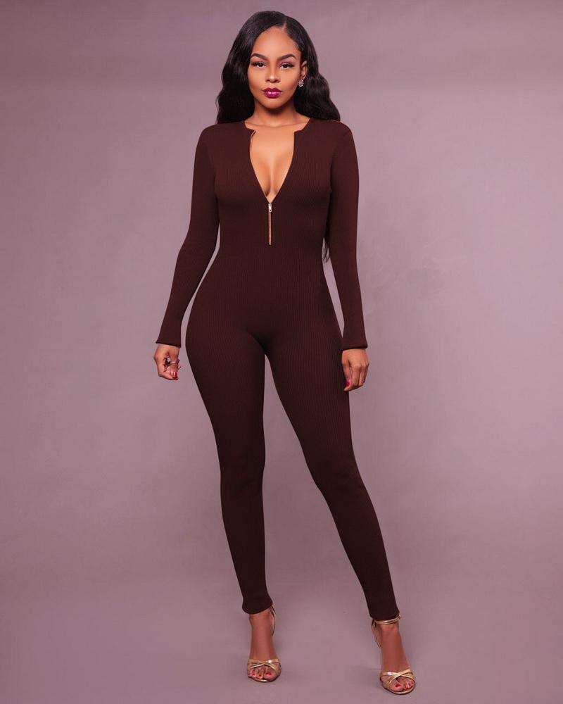 Women' Jumpsuits & Rompers Autumn Winter Romper Women Long Sleeve Jumpsuit Casual Sexy Zipper Knitted Bodysuit 5 Color, Knitted jumpsuit
Women' Jumpsuits & Rompers Autumn Winter Romper Women Long Sleeve Jumpsuit Casual Sexy Zipper Knitted Bodysuit 5 Color, Knitted jumpsuit