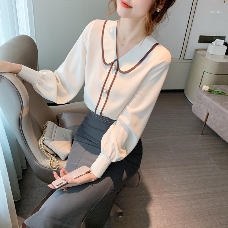 Woman Good Quality Feminina Women' Vintage Blouse Fashion Clothes 2022 Spring Autumn Chiffon Shirts Female A6110 Blouses, Brown
Woman Good Quality Feminina Women' Vintage Blouse Fashion Clothes 2022 Spring Autumn Chiffon Shirts Female A6110 Blouses, Brown