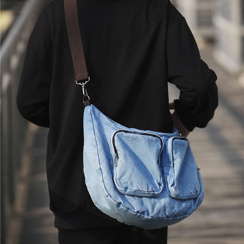 Evening Bags Japanese Handbag Retro Denim Sac Main Femme Dumpling Crossbody For Women Casual Messenger Bag Hip Hop Shoulder TorebkaEvening, Blue
Evening Bags Japanese Handbag Retro Denim Sac Main Femme Dumpling Crossbody For Women Casual Messenger Bag Hip Hop Shoulder TorebkaEvening, Blue