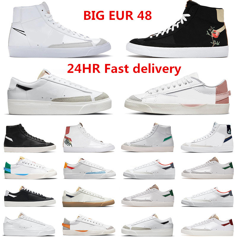 Blazer Mid 77 casual shoes Vintage Blazers Jumbo Men Women Black White Multi Color White Indigo Pine Green Mens Trainers Designer Platform, 12
Blazer Mid 77 casual shoes Vintage Blazers Jumbo Men Women Black White Multi Color White Indigo Pine Green Mens Trainers Designer Platform, 12