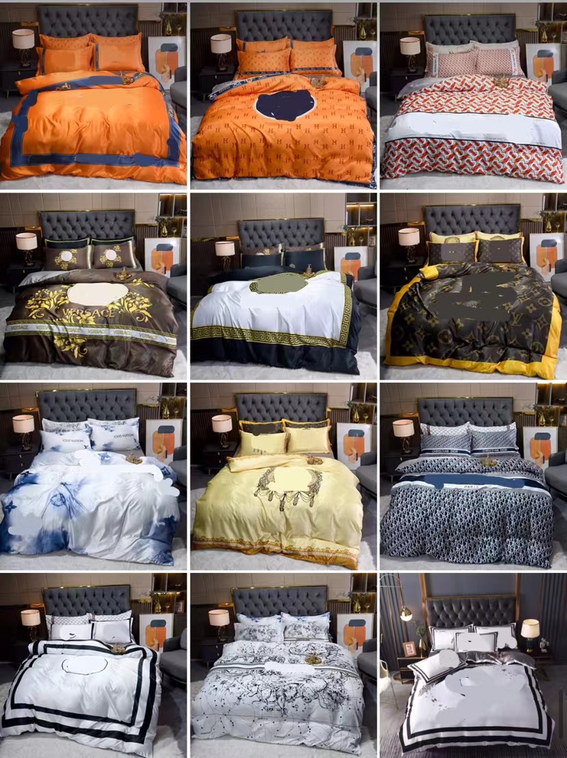 Summer Designer Bedding Set 4Pcs & queen size silk duvet cover bedding sheet black white home textile supplies, Customize
Summer Designer Bedding Set 4Pcs & queen size silk duvet cover bedding sheet black white home textile supplies, Customize