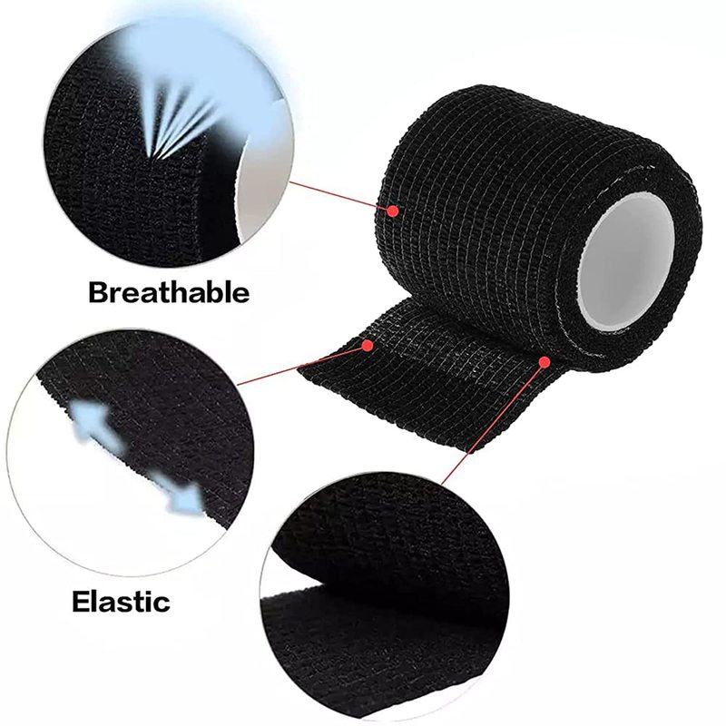 24pcs Tattoo Grip Bandage Cover Wraps Tapes Nonwoven Waterproof Self Adhesive Finger Wrist Protection Tattoo Accessories 220519