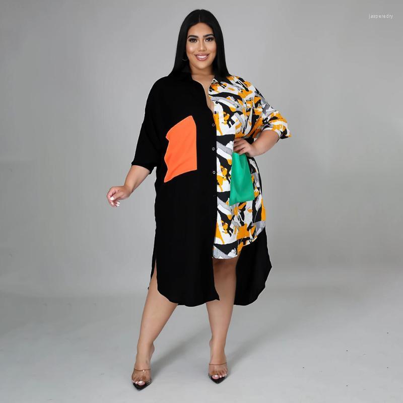 Plus Size Dresses Leopard Color Block Patchwork Dress Women Turn Down Collar Full Sleeve Straight Autumn Buttons Pocket Jasp22, Black
Plus Size Dresses Leopard Color Block Patchwork Dress Women Turn Down Collar Full Sleeve Straight Autumn Buttons Pocket Jasp22, Black