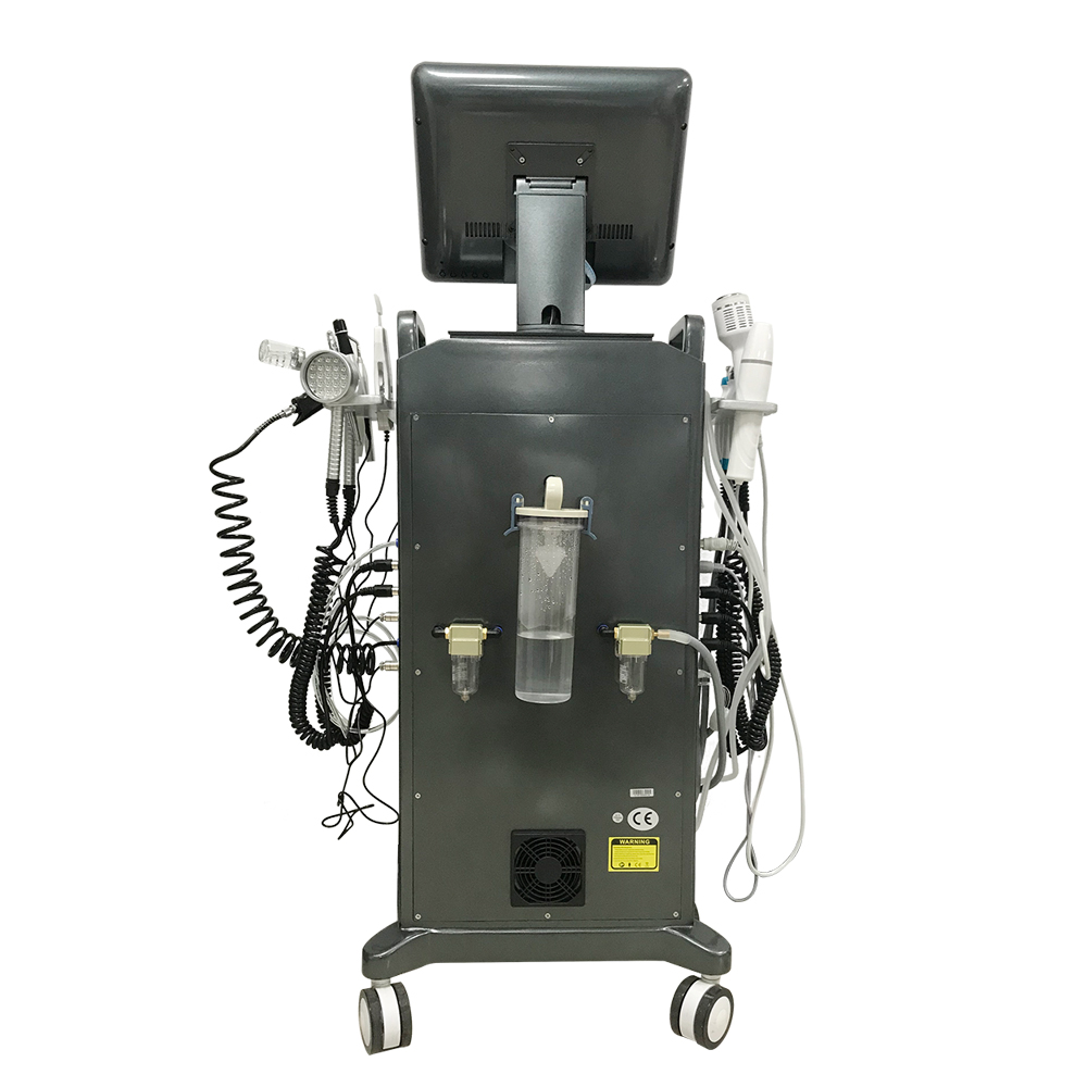 Hydro facial machine aqua peeling dermabrasion facial machine 14 in 1 deep clear oxygen spray