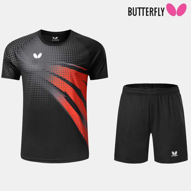Butterfly table tennis suit men's and women's tennis suit fast drying training clothes Badminton, 2027b women's top black and red
Butterfly table tennis suit men's and women's tennis suit fast drying training clothes Badminton, 2027b women's top black and red