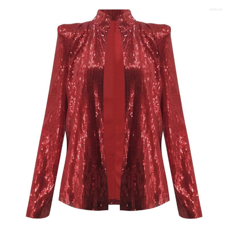 Women' Jackets CHAMSGEND Fashion Sequin Jacket Wmen Coat Shining Cropped Length Open Slim Fit Standing Collar Outerwear 1024, Bk
Women' Jackets CHAMSGEND Fashion Sequin Jacket Wmen Coat Shining Cropped Length Open Slim Fit Standing Collar Outerwear 1024, Bk