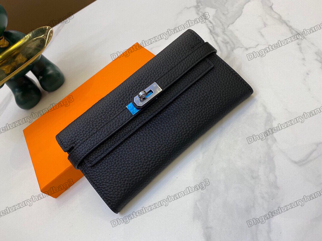 Designers Classic Womens Clutch Bag Grained Cowhide Leather Gold Color Hardware Wallet Luxurys Flap Coin Purse
Designers Classic Womens Clutch Bag Grained Cowhide Leather Gold Color Hardware Wallet Luxurys Flap Coin Purse