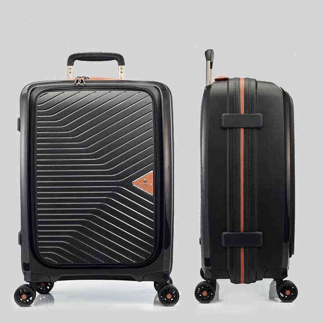 Travel tale New Fashion Ultralight inch PP Bag with Front Pocket Rolling Luggage Spinner Brand Trolley Suitcase J220707