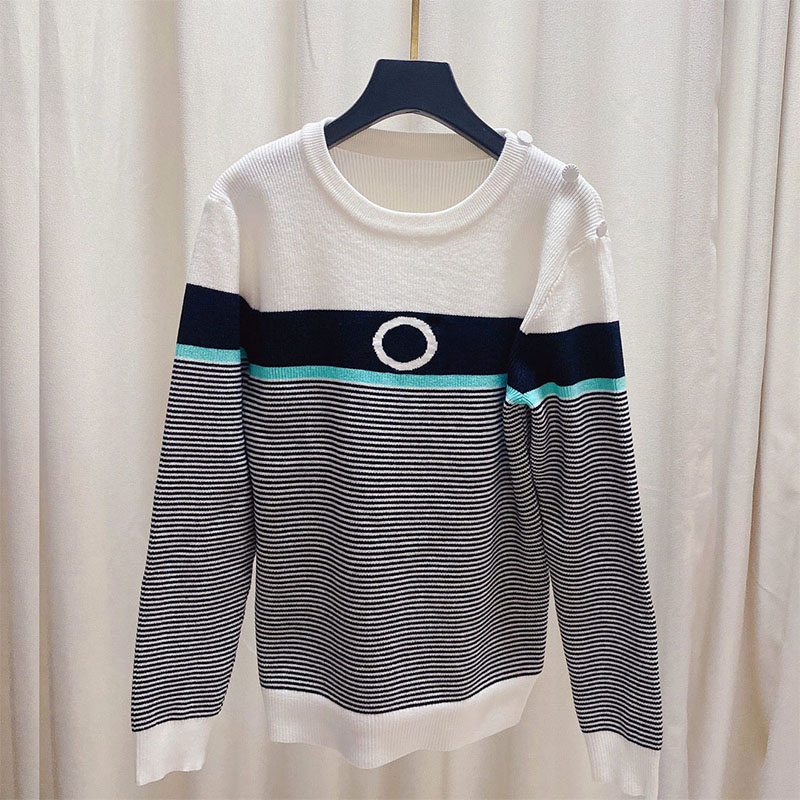 Designer Autumn Winter Soft Warm O-neck Button Casual Sweater Pullover Women Long Sleeves Striped Loose Knitting Sweater 2022, White
Designer Autumn Winter Soft Warm O-neck Button Casual Sweater Pullover Women Long Sleeves Striped Loose Knitting Sweater 2022, White