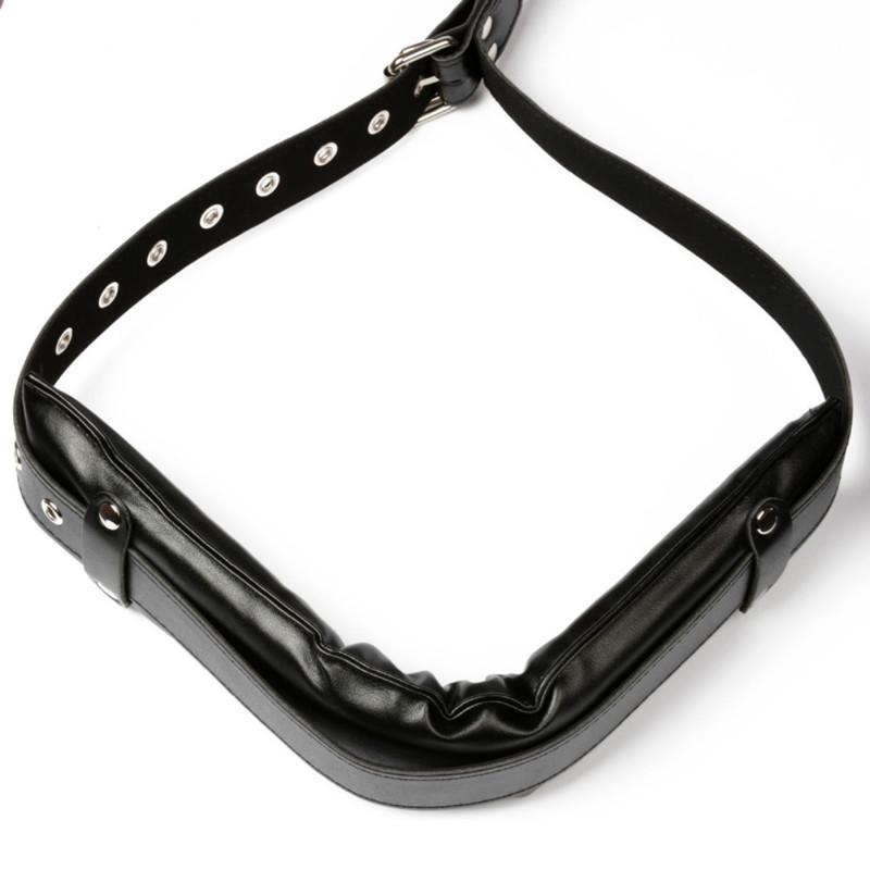 Easy Access Portable Thigh Restraint Sling Body Faux Leather Adjustable Wear Bondage Bandage Shackles Adult Sex Toys For Couple 220330