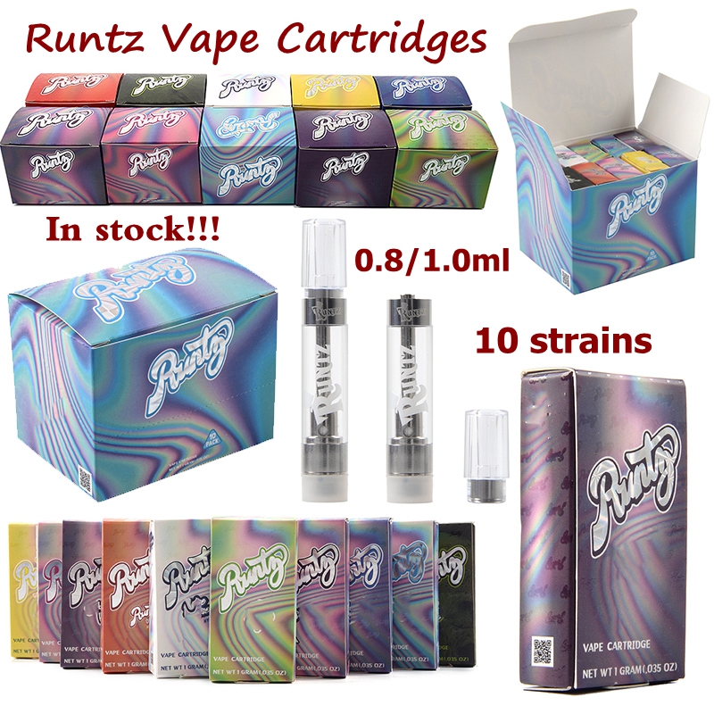 High Quality Runtz Vape Cartridges Packaging 0.8ml 1ml Atomizers 510 Thread Thick Oil Vaporizer Dab Pen Vapes Carts
High Quality Runtz Vape Cartridges Packaging 0.8ml 1ml Atomizers 510 Thread Thick Oil Vaporizer Dab Pen Vapes Carts