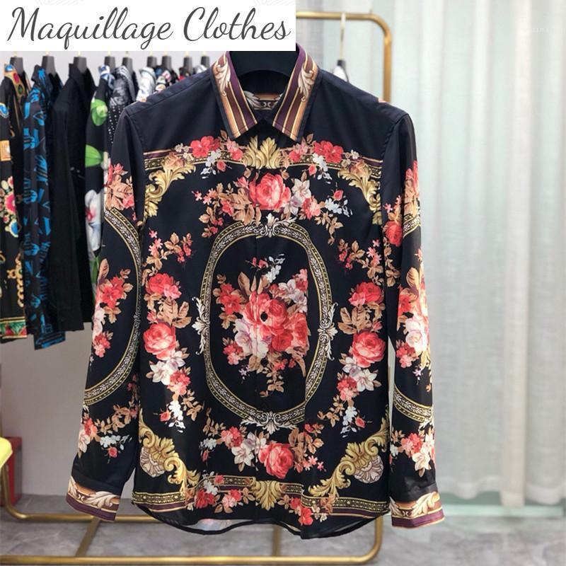 Fashion Men's Floral Print Long Sleeves Shirts 2022 Autumn High Quality Casual Shirt For Men C148, As picture
Fashion Men's Floral Print Long Sleeves Shirts 2022 Autumn High Quality Casual Shirt For Men C148, As picture