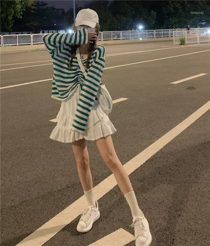 Women's Blouses & Shirts Real Price S Autumn Lazy Wind Striped Knitted, Black-and-white
Women's Blouses & Shirts Real Price S Autumn Lazy Wind Striped Knitted, Black-and-white