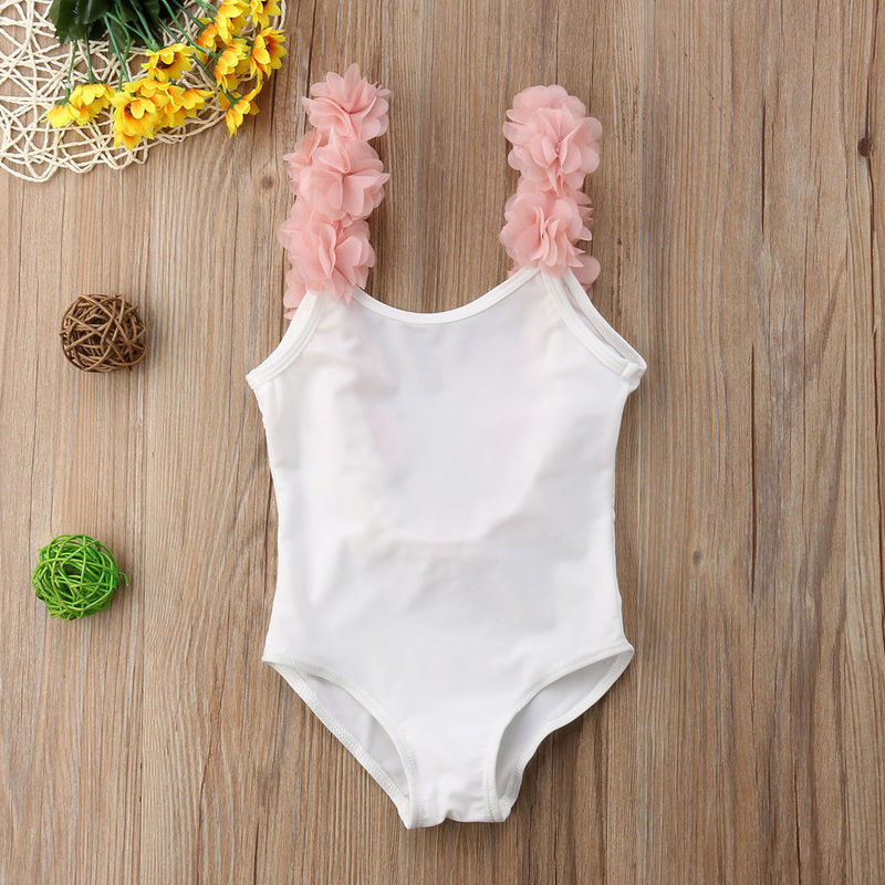 US Kids Baby Girl Floral Backless Swimwear Bikini Monokini Swimsuit Bathing Suit 220530