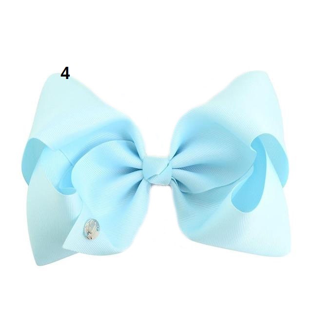 60Pcs 8 Inch Grosgrain Ribbon Large Bows Hair Clip Baby Girls Toddlers Teens Alligator clips hair Accessories Barrettes