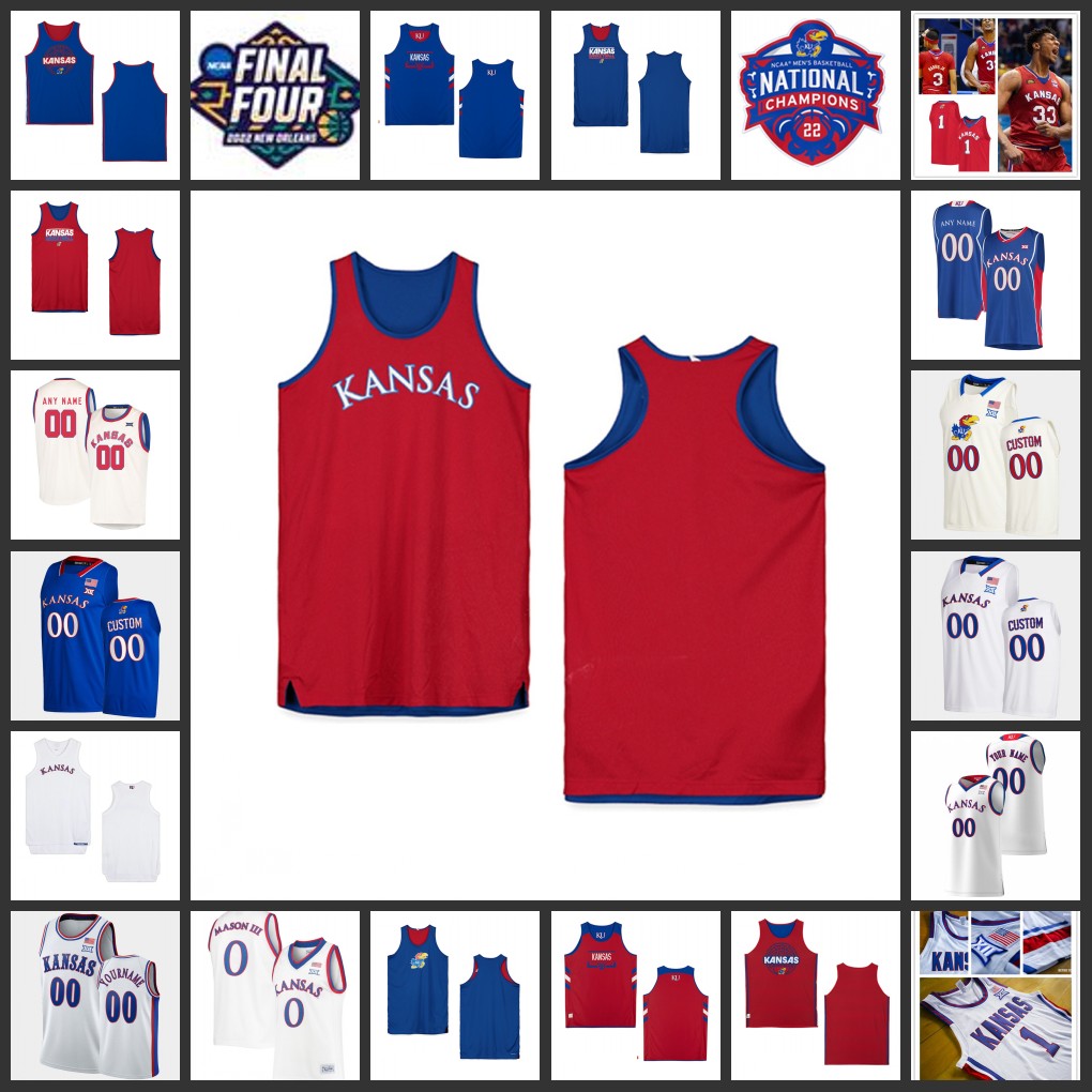 2022 NCAA Final Four 4 KU Kansas Jayhawks Basketball Jersey Custom Stitched Silvio De Sousa 30 Ochai Agbaji 35 Udoka Azubuike 33 David McCormack Jerseys Jalen Wilson, Blue1
2022 NCAA Final Four 4 KU Kansas Jayhawks Basketball Jersey Custom Stitched Silvio De Sousa 30 Ochai Agbaji 35 Udoka Azubuike 33 David McCormack Jerseys Jalen Wilson, Blue1