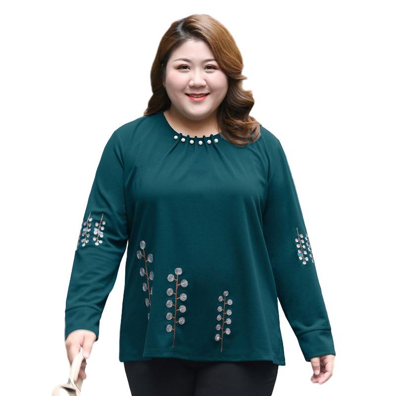 Women's T-Shirt Spring Autumn Woman Tshirts To 6XL Oversized T Shirt Women Tops Long Sleeve Loose Embroidery Beading Casual Outerwear T20, No1
Women's T-Shirt Spring Autumn Woman Tshirts To 6XL Oversized T Shirt Women Tops Long Sleeve Loose Embroidery Beading Casual Outerwear T20, No1
