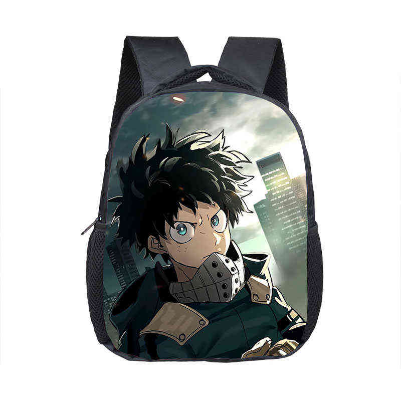 Anime Boku no Hero Academia Mini Backpack Teenage Student School Bags Izuku Midoriya Bakugou Katsuki My Hero Academia Backpack AA220316