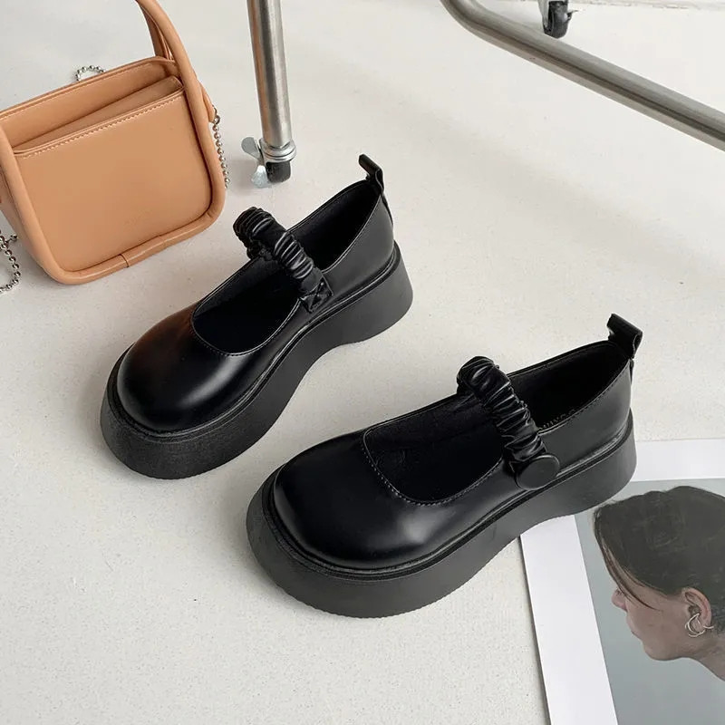 Sepatu Wedges Platform Gotik Wanita Flat Kulit Hitam Putih Tali Gesper Desainer Sepatu Mary Jane Chunky Wanita Manis Lolita 220614, White
Sepatu Wedges Platform Gotik Wanita Flat Kulit Hitam Putih Tali Gesper Desainer Sepatu Mary Jane Chunky Wanita Manis Lolita 220614, White