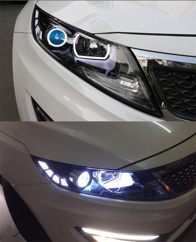 Head Lamp For KIA K5 LED Headlight 2011-2014 Optima High Beam DRL LED Daytime Lights Turn Signal Headlights