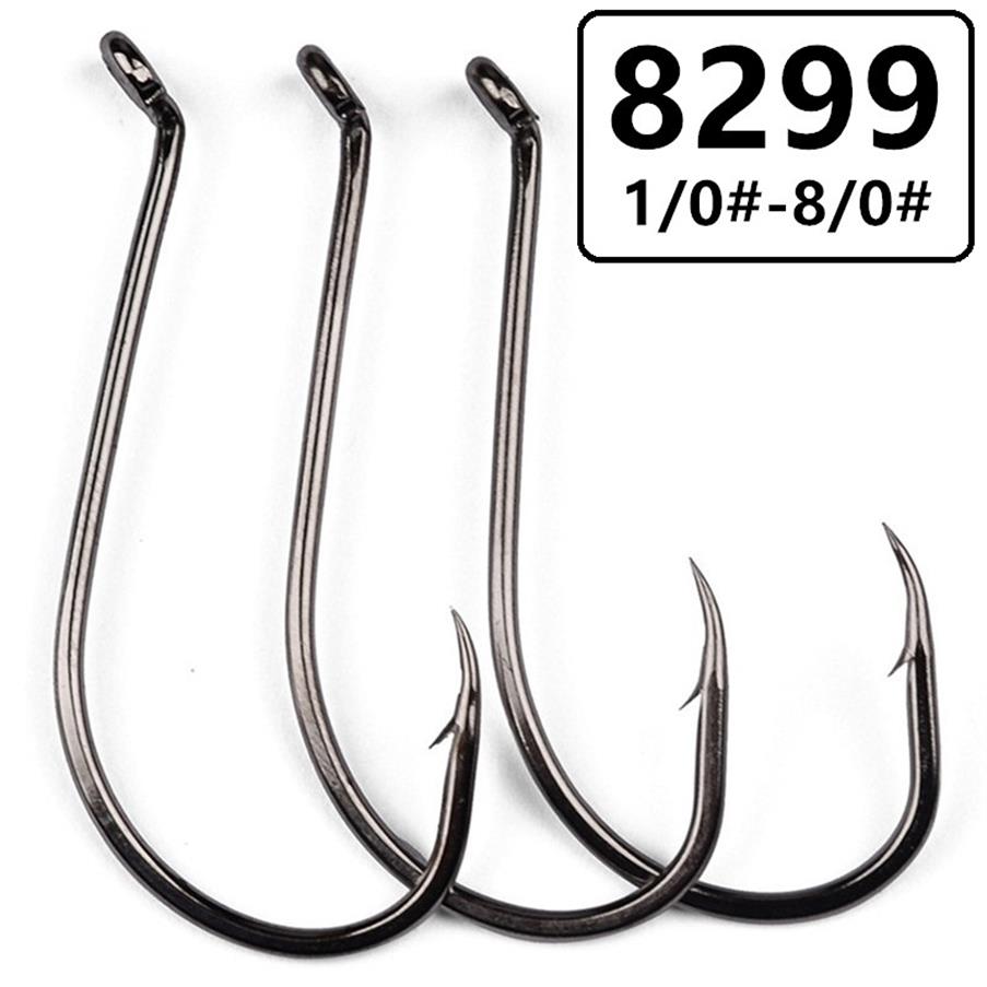 200pcs/lot 8 Sizes 1/0#-8/0# 8299 Octopus Hook High Carbon Steel Barbed Fishing Hooks Fishhooks Pesca Tackle Accessories A-025260t
200pcs/lot 8 Sizes 1/0#-8/0# 8299 Octopus Hook High Carbon Steel Barbed Fishing Hooks Fishhooks Pesca Tackle Accessories A-025260t