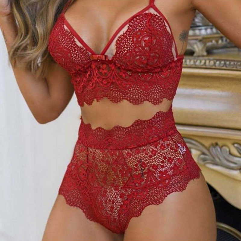Women Lace Bra Sets Seamless Underwear Backless Vest Sexy Panties Bralette Lingerie Briefs Female Nightwear Women's Intimates, Black
Women Lace Bra Sets Seamless Underwear Backless Vest Sexy Panties Bralette Lingerie Briefs Female Nightwear Women's Intimates, Black