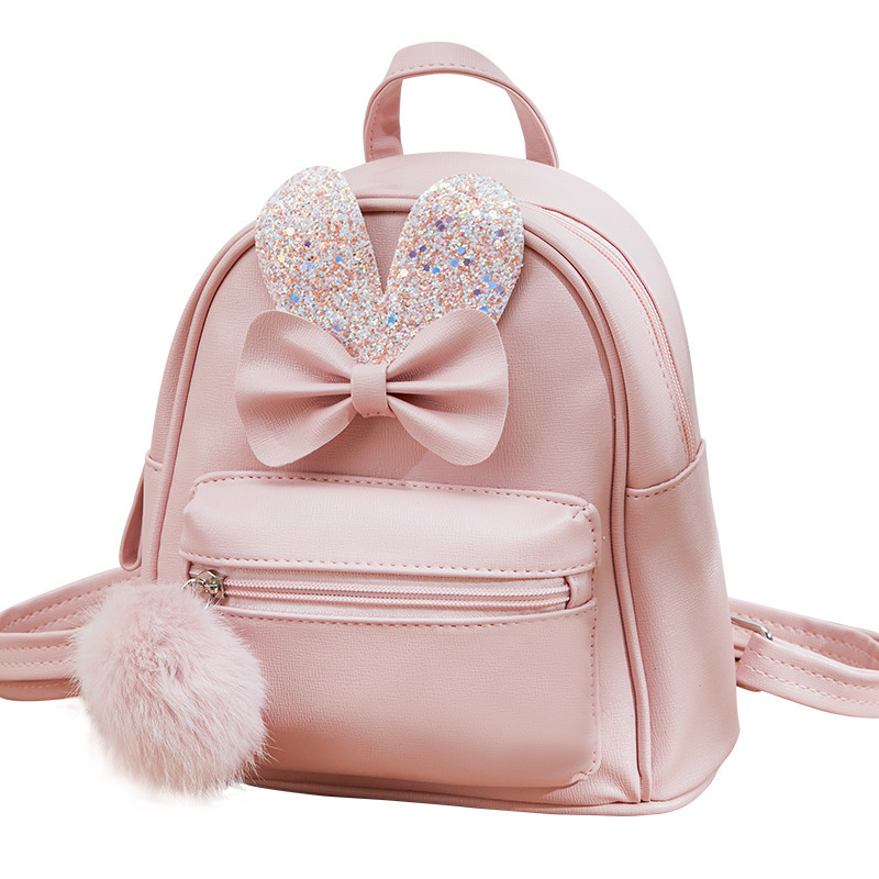 Childrens Mini Backpack Purse Cute Bow School Bags for Kids Girls School Backpack Baby Backpacks Mochilas 220519