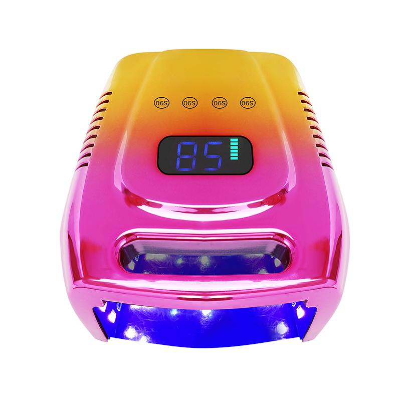 Nail Dryers 96W Rechargeable Lamp Wireless Gel Polish Dryer Pedicure Lamps LED Light For Nails Cordless UV LampNail, Chameleon glod red
Nail Dryers 96W Rechargeable Lamp Wireless Gel Polish Dryer Pedicure Lamps LED Light For Nails Cordless UV LampNail, Chameleon glod red