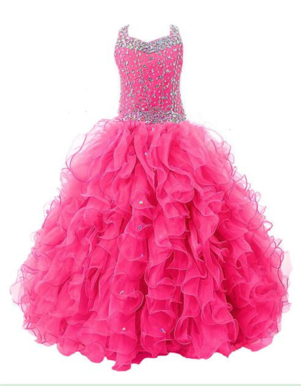 Wholesale Beautiful Ball Gown Fuchsia Girls Pageant Dresses Little Baby 3D Flower Girl Dresses With Beads Flower Girls Dresses Custom Made free Gift Hoops Petticoat
Wholesale Beautiful Ball Gown Fuchsia Girls Pageant Dresses Little Baby 3D Flower Girl Dresses With Beads Flower Girls Dresses Custom Made free Gift Hoops Petticoat