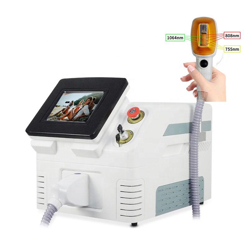 Factory price 755 808 1064 Ice Portable Diode Laser Hair Removal Device