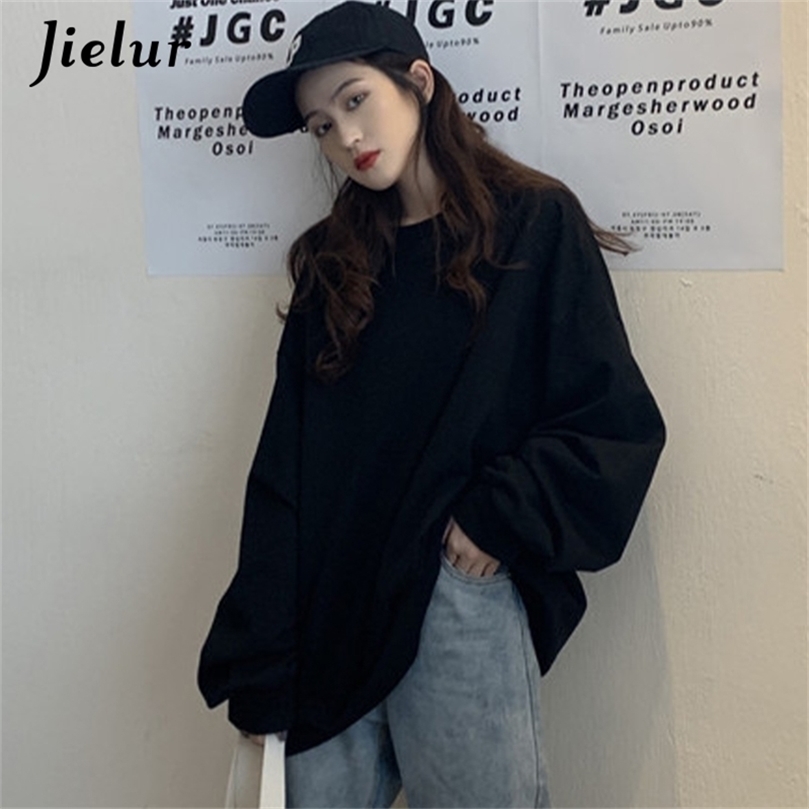 Jielur Harajuku BF Solid Color Women Sweatshirt Loose Casual Green Black White Girls Hoodies Oneck MXXL Pullovers Female 220811, Dark green
Jielur Harajuku BF Solid Color Women Sweatshirt Loose Casual Green Black White Girls Hoodies Oneck MXXL Pullovers Female 220811, Dark green