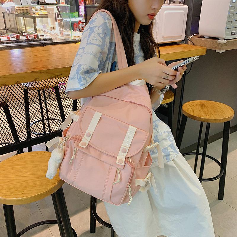 Backpack Schoolbag Female Ins Junior High School Students, And College Students Mori Series Tide Computer, White
Backpack Schoolbag Female Ins Junior High School Students, And College Students Mori Series Tide Computer, White