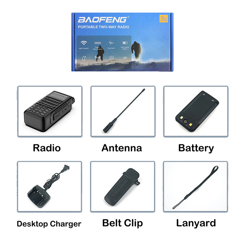 Baofeng UV 16 IP68 Waterproof 50Km Long Distance Dual Band 136 174 400 520MHz Walkie Talkie 220812