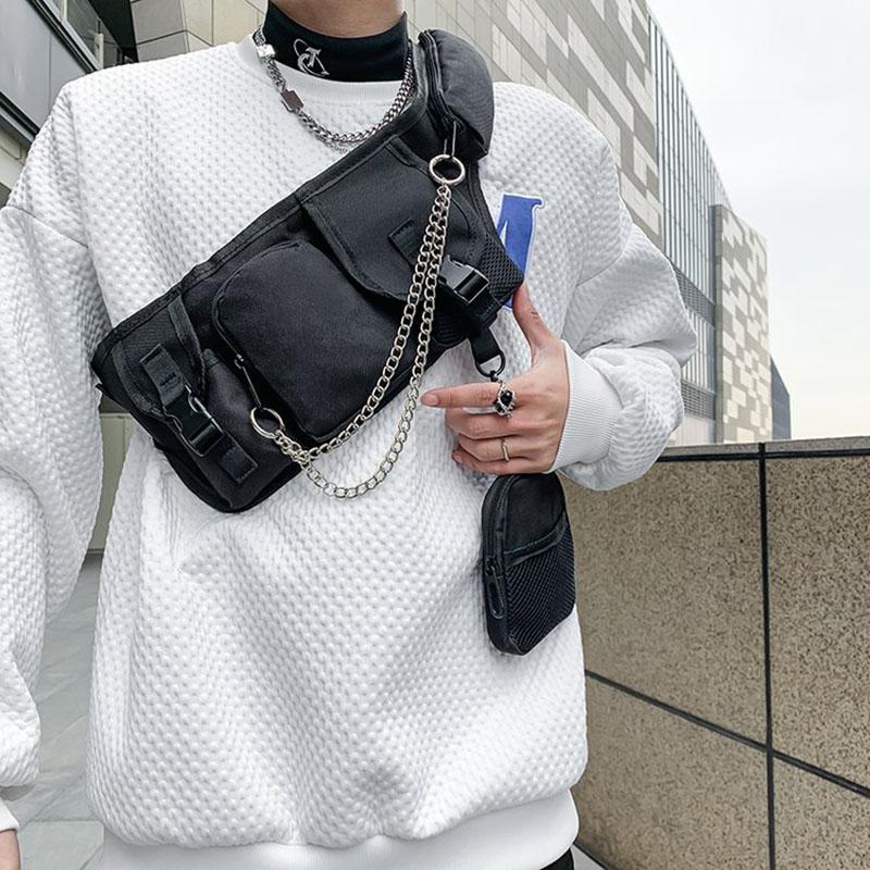 Waist Bags Streetwear Fanny Pack Unisex Belt Bag Hip Hop And Phone Multi-pocket Crossbody Chest Causal, Sky blue
Waist Bags Streetwear Fanny Pack Unisex Belt Bag Hip Hop And Phone Multi-pocket Crossbody Chest Causal, Sky blue