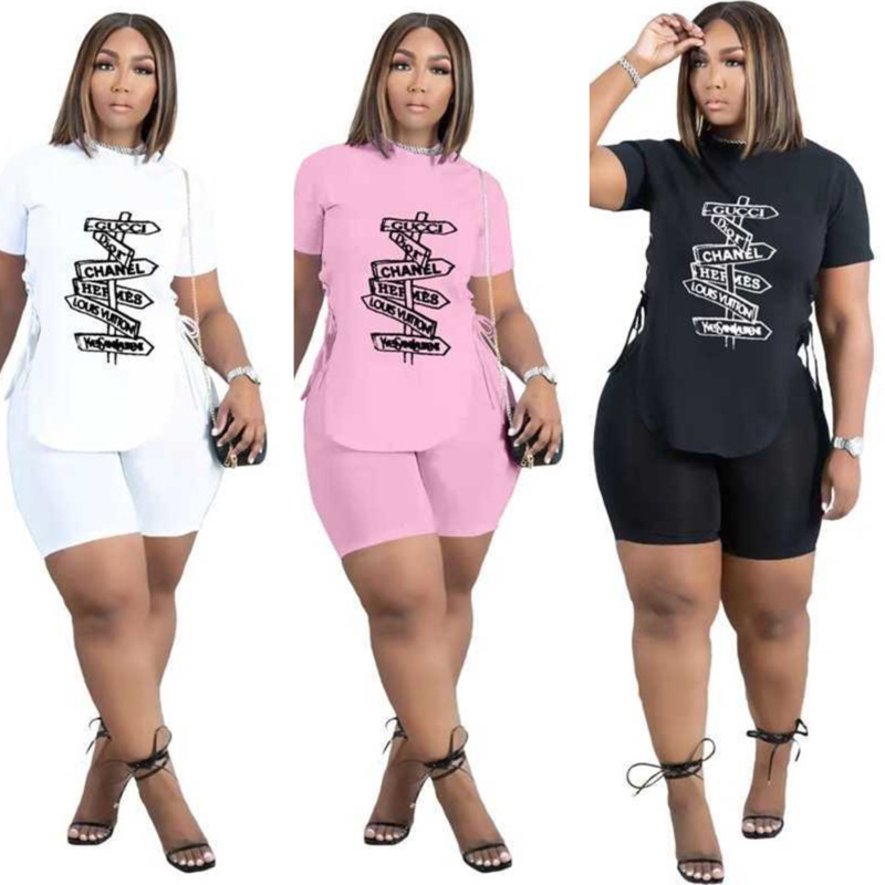 RETAIL Plus Size -4xl Designer Tracksuits For Womens Fashion Two Piece Short Pants Set Letter Print T-shirt And Shorts Casual Sports Suit, Rose pink
RETAIL Plus Size -4xl Designer Tracksuits For Womens Fashion Two Piece Short Pants Set Letter Print T-shirt And Shorts Casual Sports Suit, Rose pink