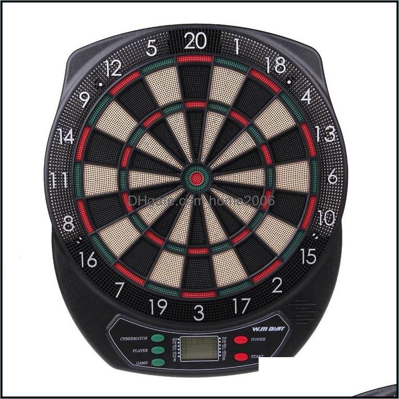 Darts Leisure Sports Games Outdoors Elctronic Dartboard Scoring Board Set Led Display 6 Electronic Dart 21 Soft Tipdarts Drop Delivery 202
Darts Leisure Sports Games Outdoors Elctronic Dartboard Scoring Board Set Led Display 6 Electronic Dart 21 Soft Tipdarts Drop Delivery 202