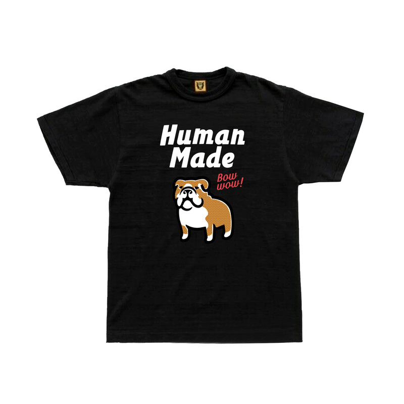 Mens Human Made T Shirt duck dog letter print doodle High Street Top Tees Men Women Casual Short Sleeve Tee shirt Cotton T-shirt Streetwear