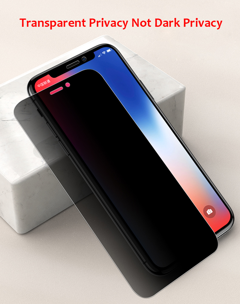 Premium AA Privacy Anti-spy Tempered Glass Screen Protector for iPhone 16 16E 15 14 13 12 11 Pro Max XR XS X 6 7 8 Plus With Thicker Retail Package